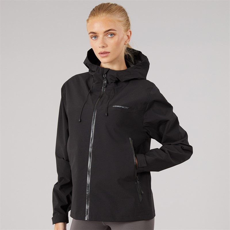 Closure London Womens Outdoor Performance Jacket Black - Image 1