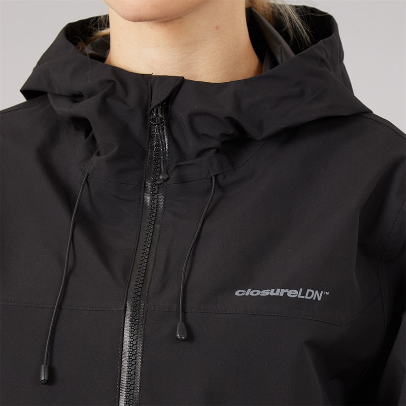 Closure London Womens Outdoor Performance Jacket Black - Image 5
