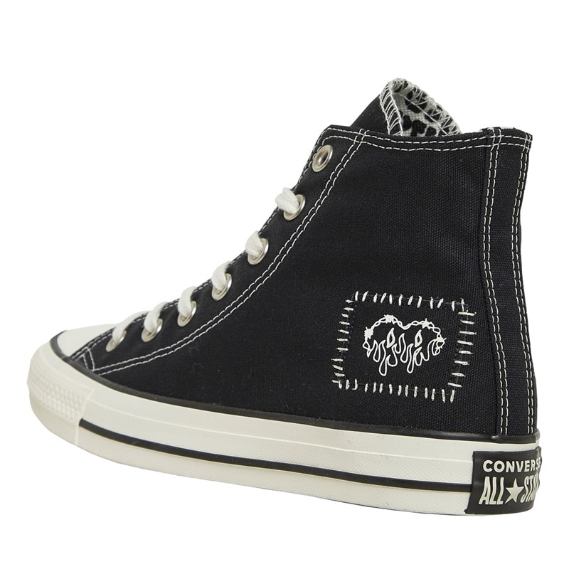 Converse Womens Chuck Taylor All Star Trainers Black/Egret/Egret - Image 5