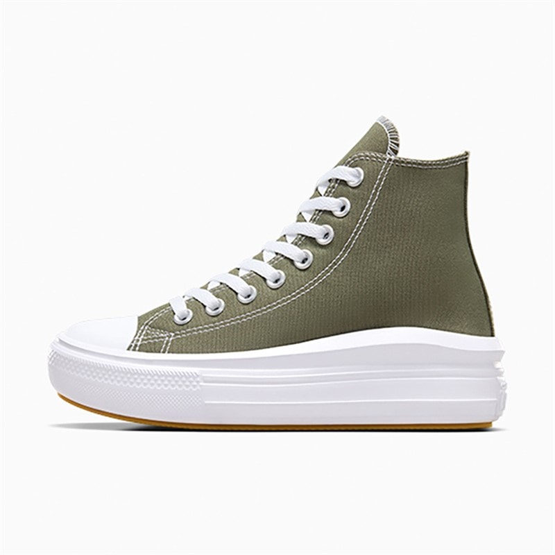 Converse Womens Chuck Taylor All Star Move Hi Trainers Utility/White/Black - Image 5