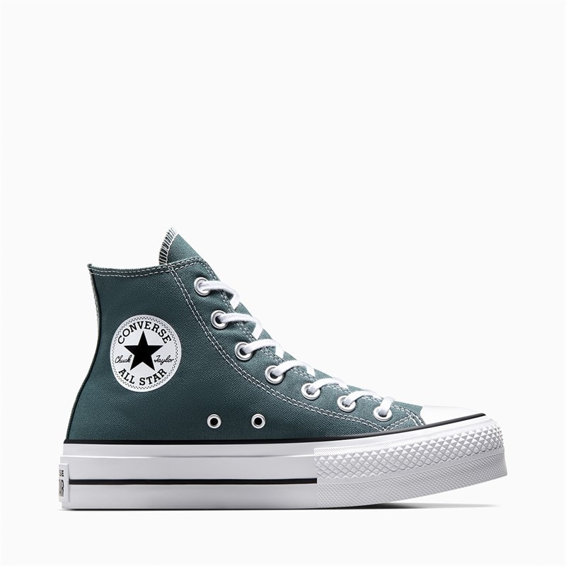 Converse Womens Chuck Taylor All Star Lift Platform Hi Trainers True Nature/Natural Ivory - Image 1