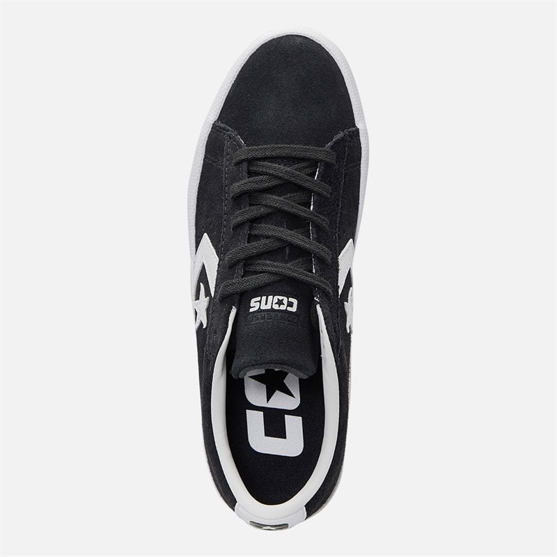Converse Cons Pro Leather Vulc Pro Trainers Black/White/White - Image 4