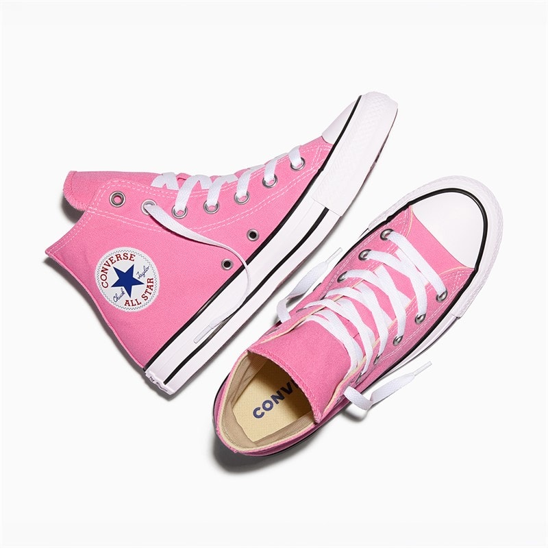 Converse Womens Chuck Taylor All Star Hi Trainers Pink - Image 4