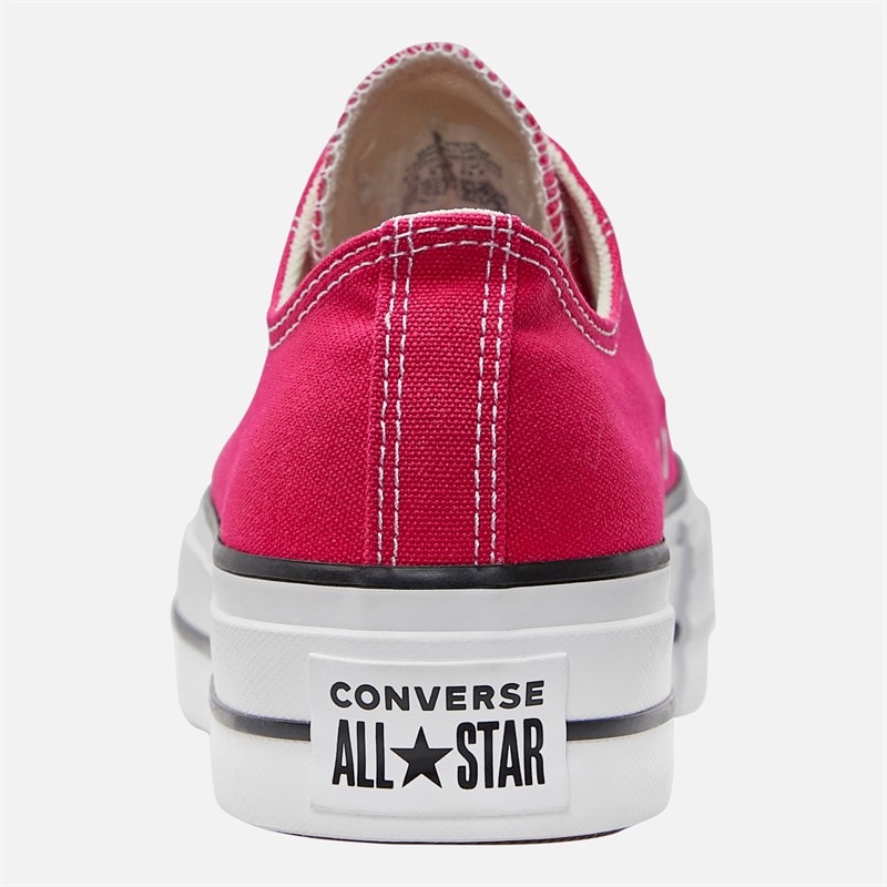 Converse Womens Chuck Taylor All Star Lift Platform Trainers Cerise Pink/White/Black - Image 3