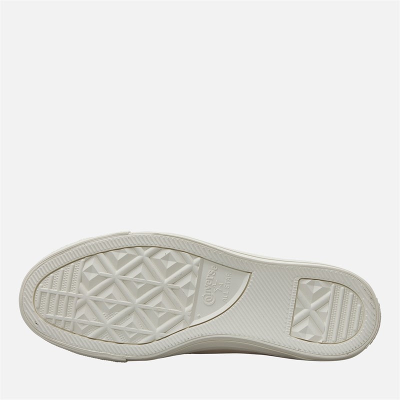 Converse Chuck Taylor All Star Hi Leather Trainers Light Dune/Egret/Light Dune - Image 2