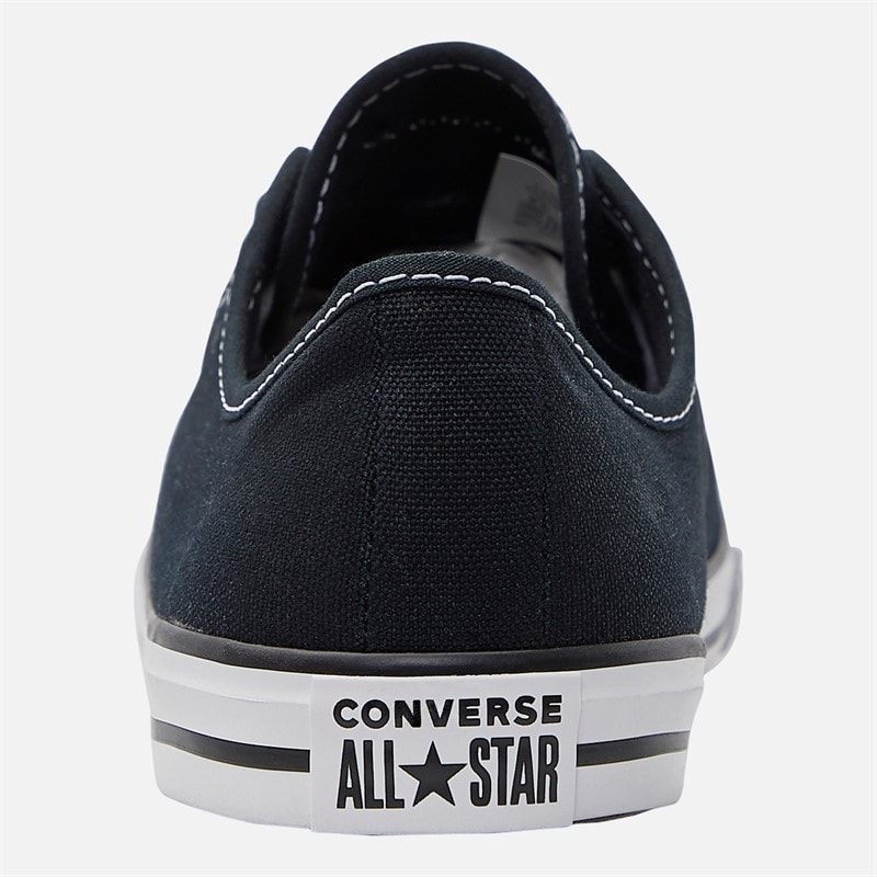 Converse Womens Chuck Taylor All Star Dainty Canvas Trainers Black/White/Black - Image 3