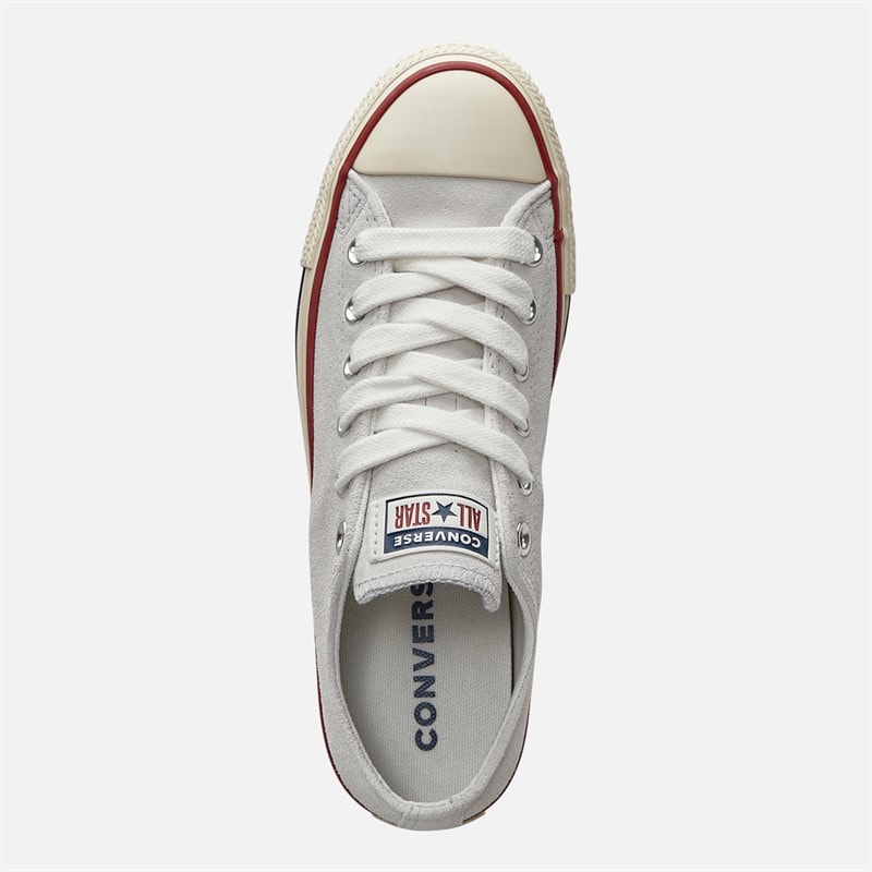 Converse Chuck Taylor All Star Suede Trainers Barely Grey/Natural Ivory - Image 4