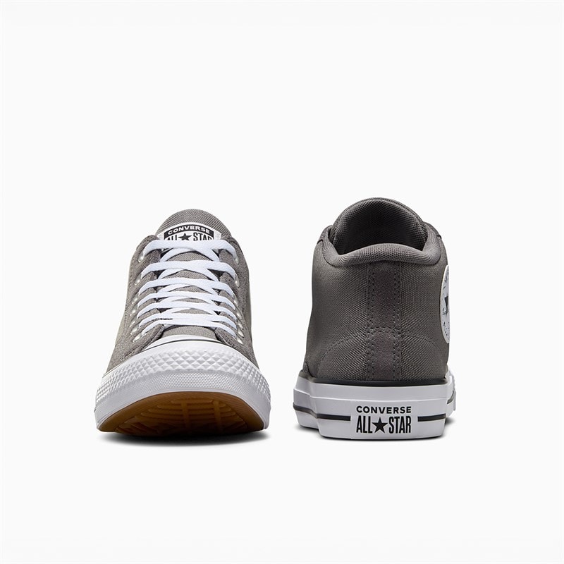Converse Chuck Taylor All Star Malden Street Mid Trainers Sharkskin/White/Black - Image 3