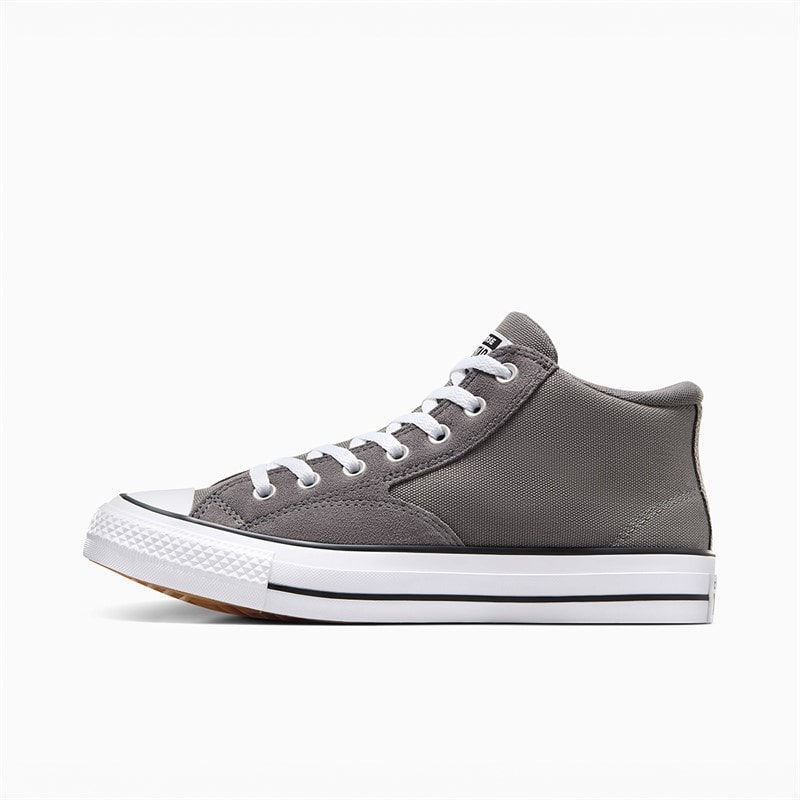 Converse Chuck Taylor All Star Malden Street Mid Trainers Sharkskin/White/Black - Image 5