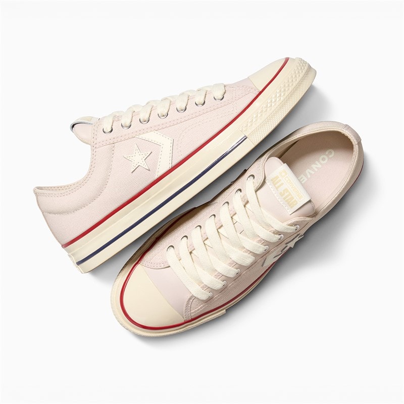 Converse Star Player 76 Retro Trainers Shy Flamingo/Natural Ivory - Image 4