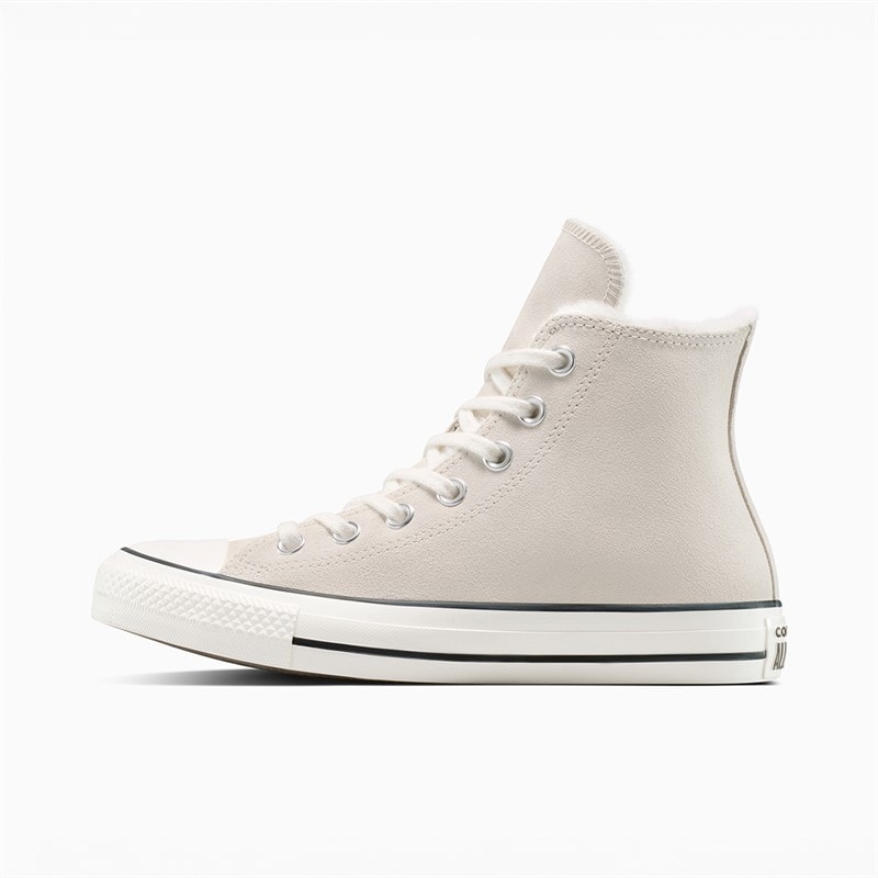 Converse Womens Chuck Taylor All Star Hi Cozy Suede Trainers Light Dune/Egret/Egret - Image 5