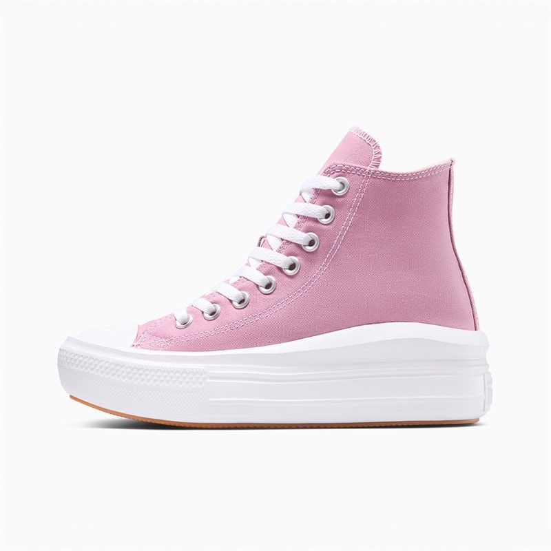 Converse Womens Chuck Taylor All Star Move Platform Trainers Cliffside Rose/White/Black - Image 5
