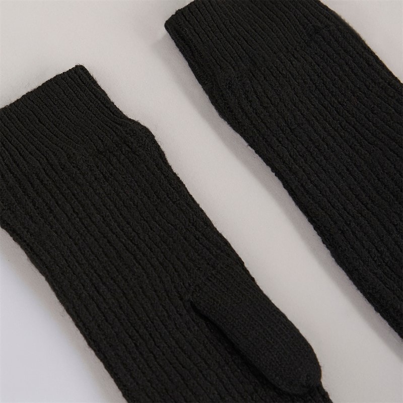 Pieces Womens Benilla Mittens Black - Image 3