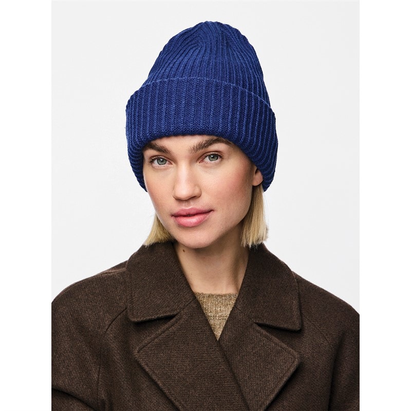 Pieces Womens Hexo Beanie Bellwether Blue - Image 1
