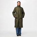 Pieces Womens Mailey Quilted Coat Forest Night