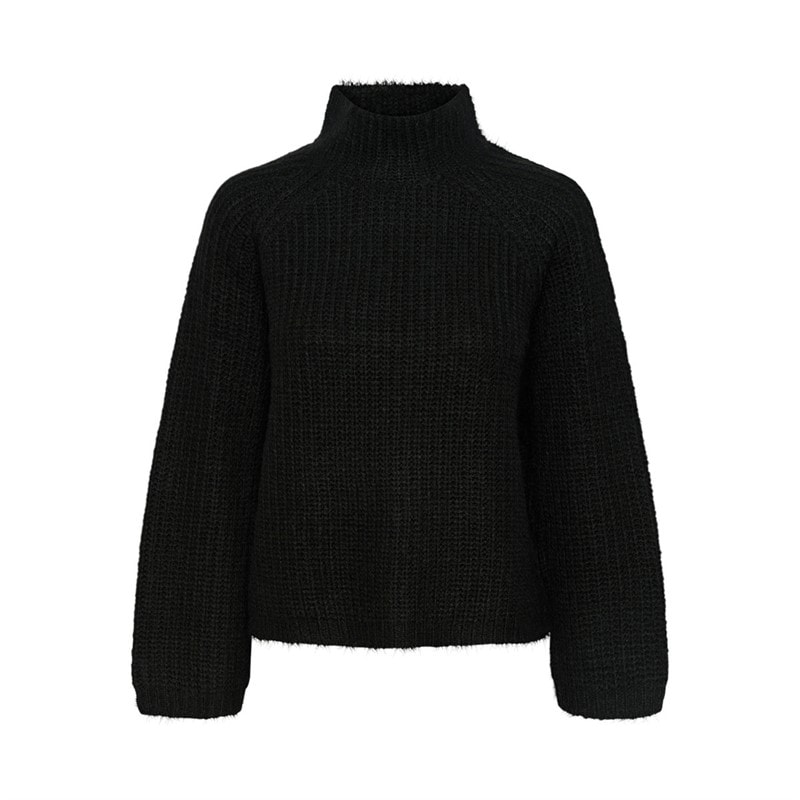 Pieces Womens Nell Jumper Black - Image 1
