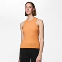 Pieces Womens Ruka Boxer Tank Top Tangerine