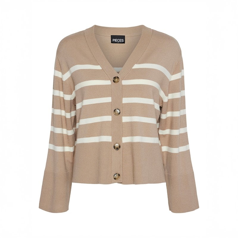 Pieces Womens Sia Cardigan Silver Mink