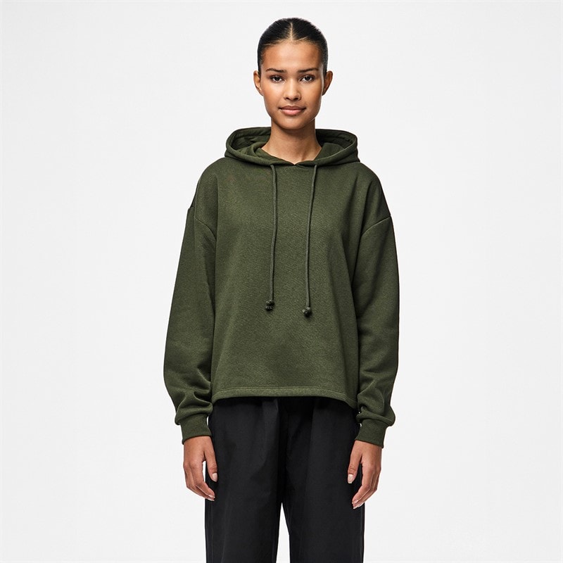 Pieces Womens Chilli Long Sleeve Hoodie Rosin - Image 1