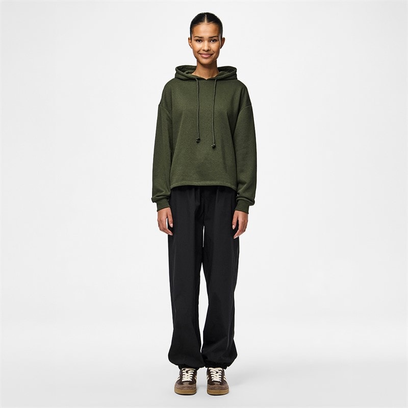 Pieces Womens Chilli Long Sleeve Hoodie Rosin - Image 4