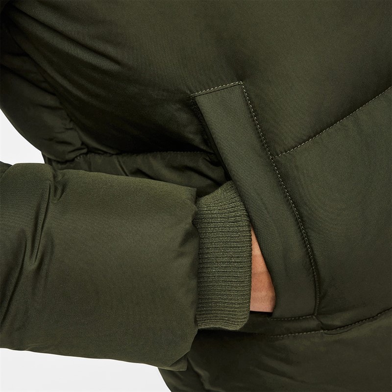 Pieces Womens Janni Short Puffer Jacket Forest Night - Image 5