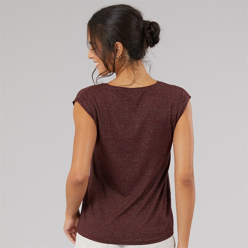 Pieces Womens Billo T-Shirt Winetasting - Image 3