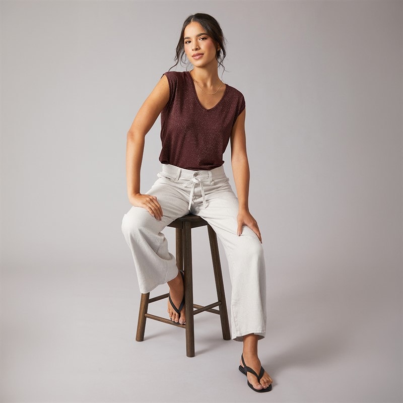Pieces Womens Billo T-Shirt Winetasting - Image 4