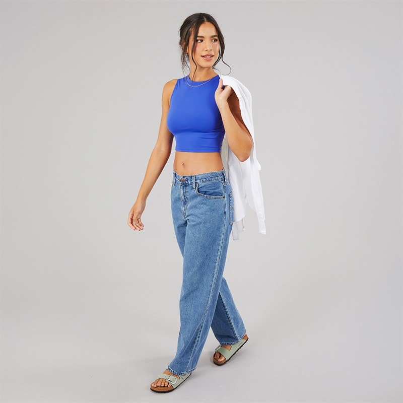 Pieces Womens Buffy Tank Top Bluing - Image 4