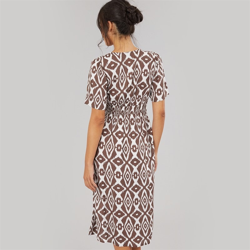 Pieces Womens Tala Midi Dress Cloud Dancer - Image 2