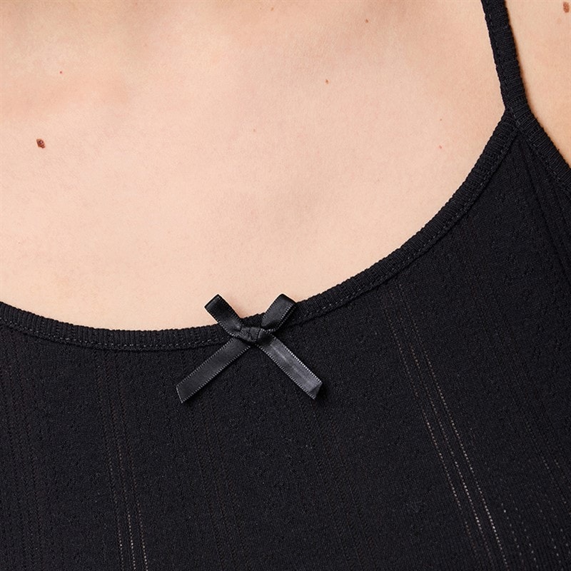 Pieces Womens Marie Vest Black - Image 3