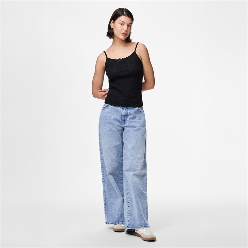 Pieces Womens Marie Vest Black - Image 4