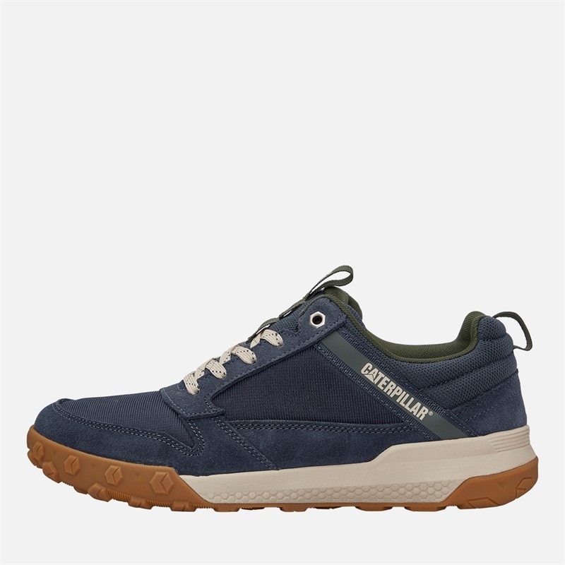 Caterpillar Mens Hex Ready Low Mesh Trainers Navy