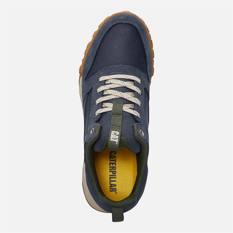 Caterpillar Mens Hex Ready Low Mesh Trainers Navy - Image 4