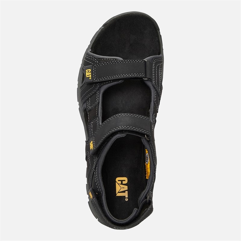 Caterpillar Mens Giles Sandals Black - Image 4