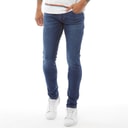 Crosshatch Mens Buraca Slim Fit Jeans Stonewash