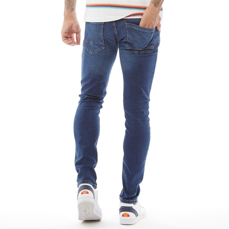Crosshatch Mens Buraca Slim Fit Jeans Stonewash - Image 2