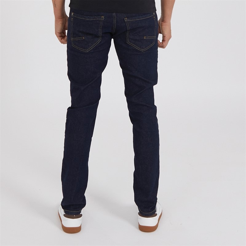 Crosshatch Mens Buraca Slim Fit Jeans Indigo - Image 2