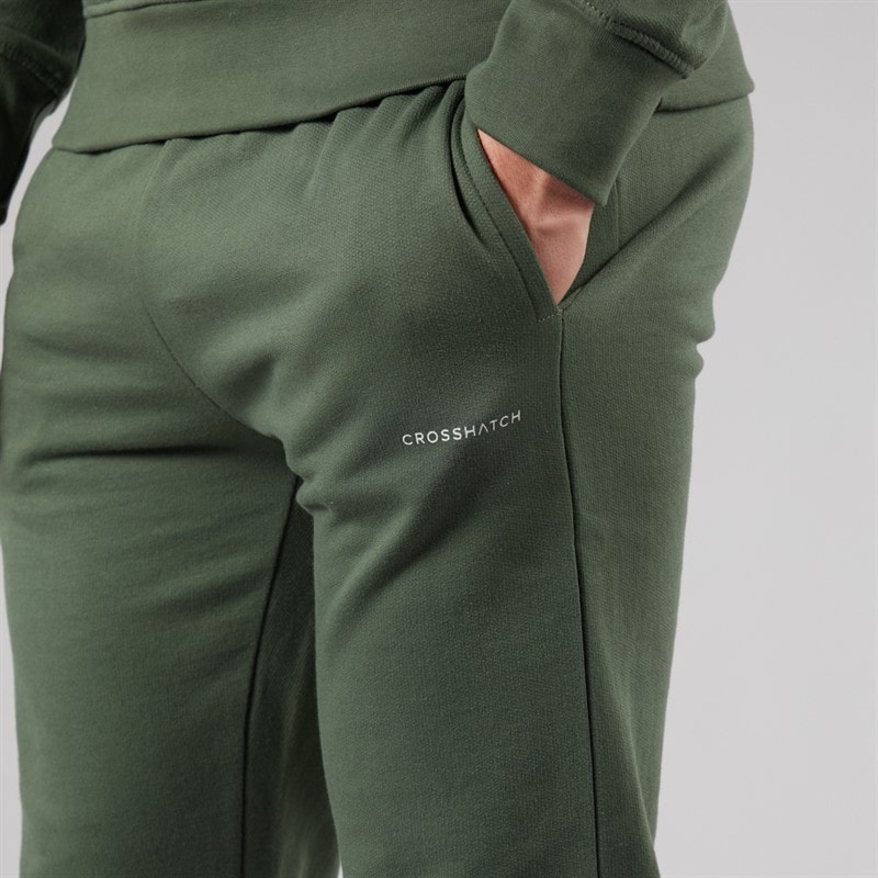 Crosshatch Mens Traymax Two Pack Joggers Khaki/Stone - Image 5