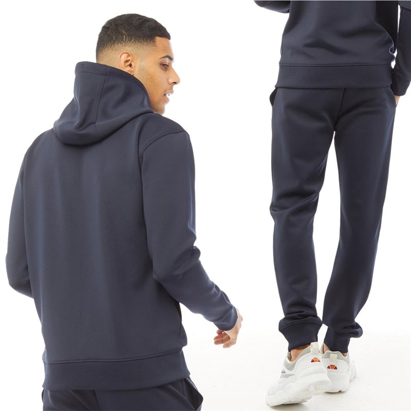 Crosshatch Mens Bradleys Tricot Tracksuit Navy - Image 2