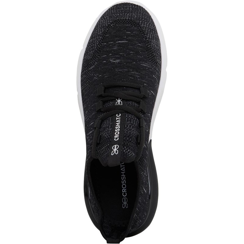 Crosshatch Mens Smitlay Trainers Black - Image 4