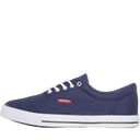 Crosshatch Mens Airwalk Canvas Pumps Navy