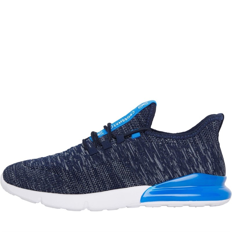 Crosshatch Mens Smitlay Trainers Navy/Blue - Image 1