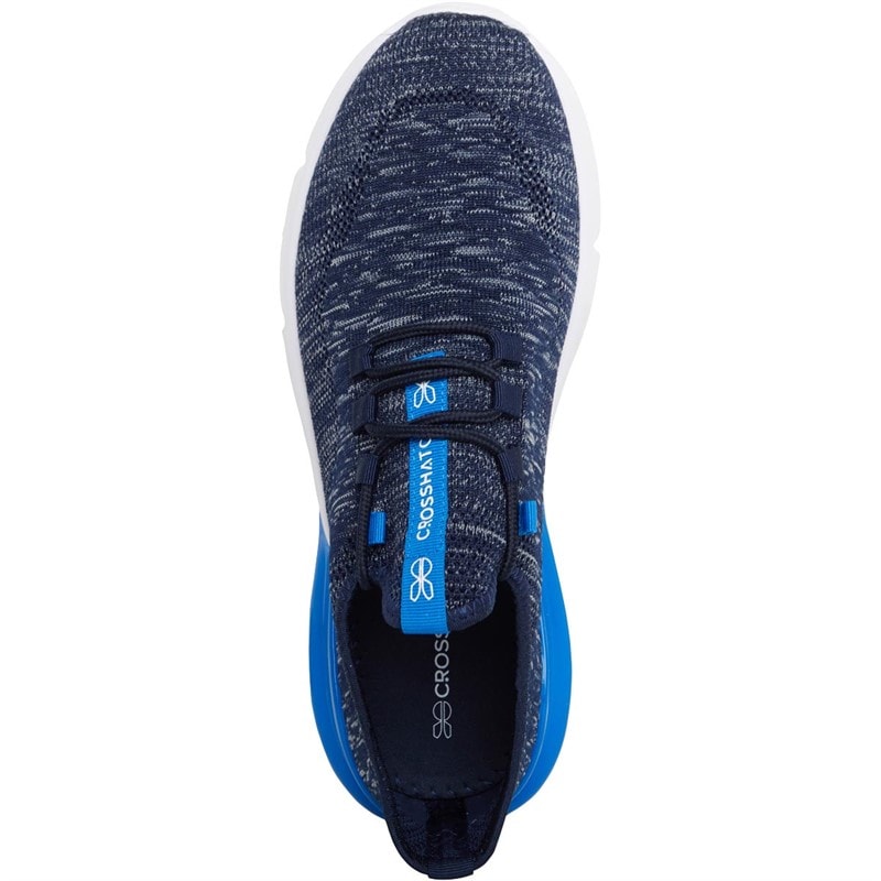 Crosshatch Mens Smitlay Trainers Navy/Blue - Image 4