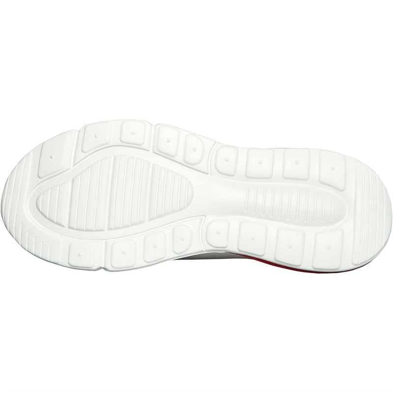 Crosshatch Mens Smitlay Trainers White/Red - Image 2