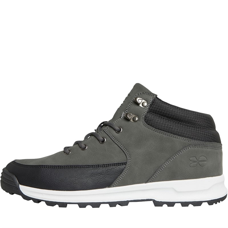 Crosshatch Mens Blissford Boots Grey