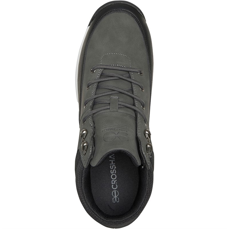 Crosshatch Mens Blissford Boots Grey - Image 4
