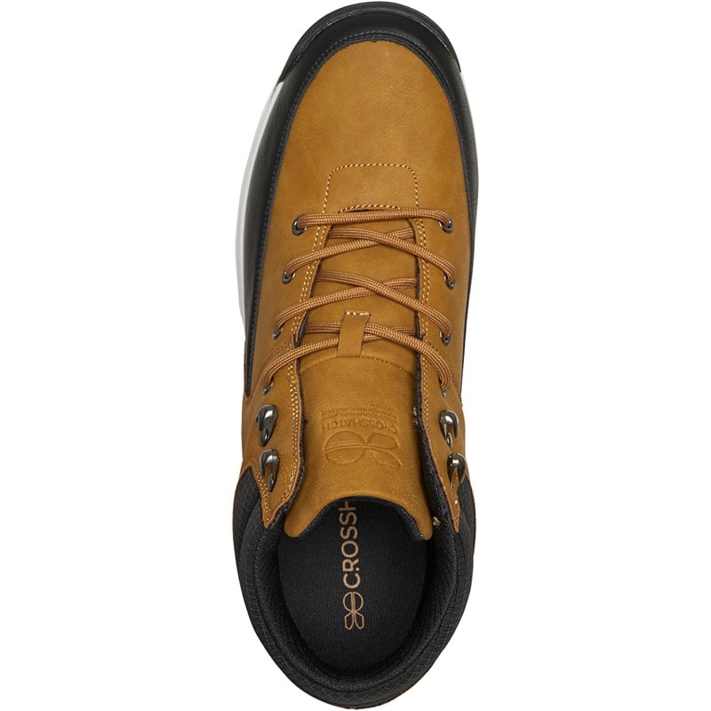 Crosshatch Mens Blissford Boots Brown - Image 4