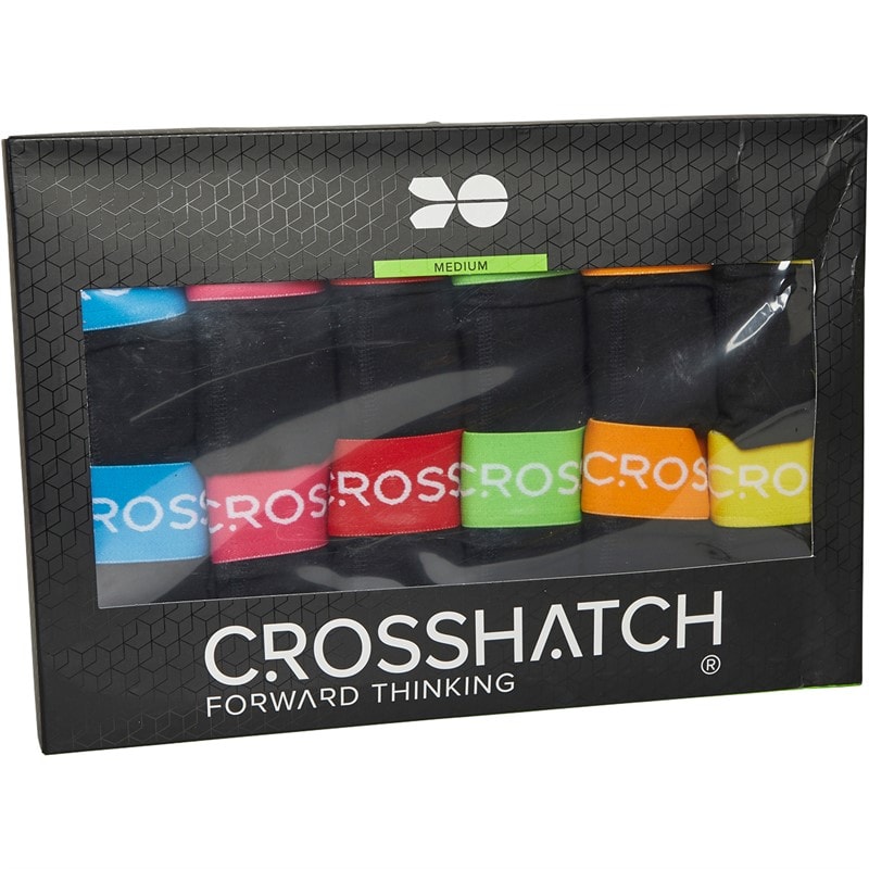 Crosshatch Mens Astral Twelve Pack Boxers Black - Image 2