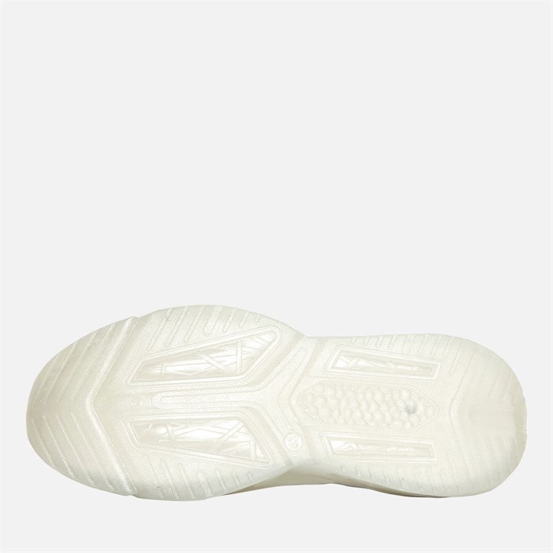 Crosshatch Mens Nantycaws Trainers White Mono - Image 2