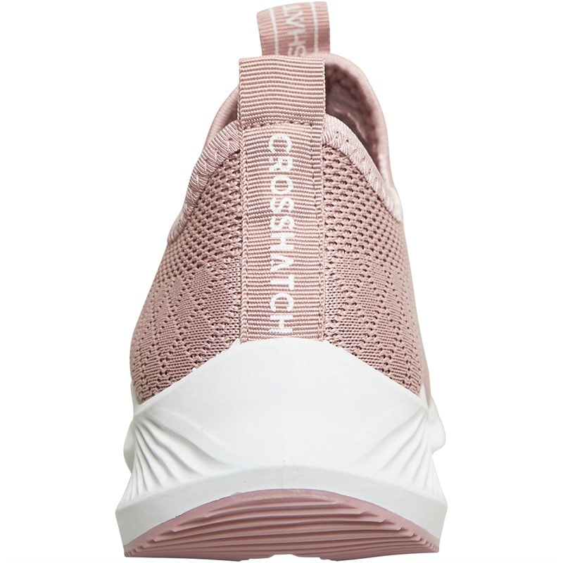 Crosshatch Womens Ridgeway Trainers Pink - Image 3